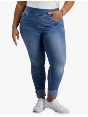 TOMMY HILFIGER TH Flex Gramercy Ankle Pull On Jeans Size 22W NEW